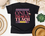 Only The Brave Teach graphic tee in Black