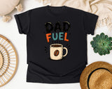 Dad Fuel Black graphic tee in Black