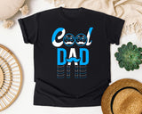 Cool Dad Blue graphic tee in Black