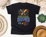 Homeschool Squad graphic tee in Black