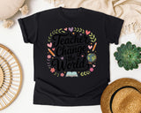 Teacher Change The World graphic tee in Black