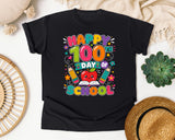 Happy 100th Day Of School graphic tee in Black