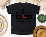 Teacher Tribe graphic tee in Black