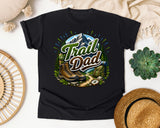 Trail Dad graphic tee in Black