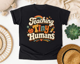 Teaching Tiny Humans Retro graphic tee in Black