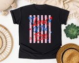 Land Of The Free graphic tee in Black