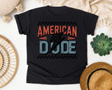 American Dude graphic tee in Black