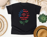 Happy Memorial Day Grey graphic tee in Black