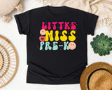 Little Miss Pre-K graphic tee in Black
