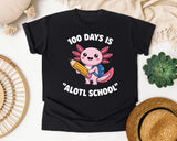 100 Days Is Alotl School graphic tee in Black