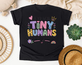I Teach Tiny Humans With Big Feelings graphic tee in Black
