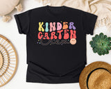 Kindergarten Crew graphic tee in Black