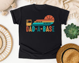 I Keep All My Dad Jokes In A Dad-A-Base graphic tee in Black