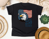 1776 2026 Quarter Millennial graphic tee in Black
