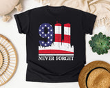 Never Forget White graphic tee in Black