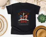 One Nation Under God 250 Years Of Blessings graphic tee in Black