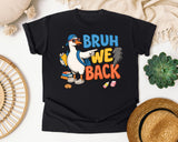 Bruh We Back Goose Sunglasses graphic tee in Black