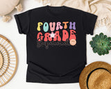 Fourth Grade Squad graphic tee in Black