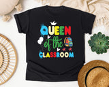 Queen Of The Classroom graphic tee in Black