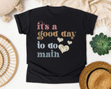 Its A Good Day To Do Math graphic tee in Black