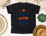 Best Dad Ever No Contest Navy graphic tee in Black