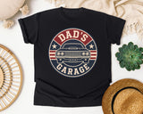 Dad's Garage Grey 2 graphic tee in Black