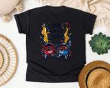Dads Who Grill Together Stay Rare Together Grey graphic tee in Black