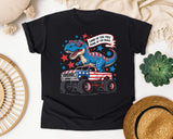 Land Of The Free Home Of The Brave graphic tee in Black