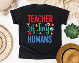 Teacher Of Tiny Humans Trophy graphic tee in Black