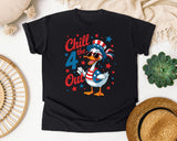 Chill The 4 Out Grey 2 graphic tee in Black