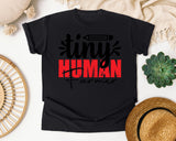 Tiny Human Farmer graphic tee in Black