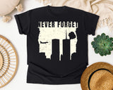 Never Forget White 3 graphic tee in Black