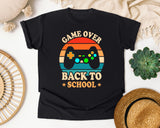 Game Over Back To School Controller graphic tee in Black