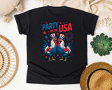 Party In The USA Grey 2 graphic tee in Black