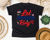 Let Freedom Ring graphic tee in Black