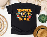 Teacher Of The Year graphic tee in Black