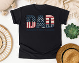 Dad Husband Hero Legend graphic tee in Black