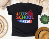 After School Crew graphic tee in Black