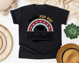 Proud Pop Pop Of The Graduate graphic tee in Black