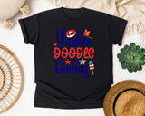 Yankee Doodle Darling graphic tee in Black