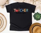 Teacher Teach Love Inspire graphic tee in Black