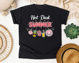 Hot Dad Summer graphic tee in Black