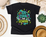 Too Cool For School Graffiti graphic tee in Black