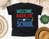 Welcome Back To School Watch graphic tee in Black
