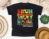 Bruh We Back 4th Graders Graphic Tee graphic tee in Black