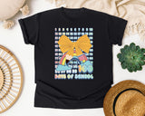 100 Days Of School Rainbow Bow graphic tee in Black