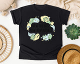 New Friends New Adventures graphic tee in Black
