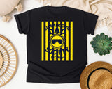 Summer Cool Dad Society Yellow 2 graphic tee in Black