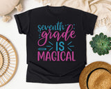 Seventh Grade Is Magical graphic tee in Black