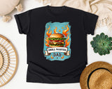 Grill Master Dad Grey graphic tee in Black